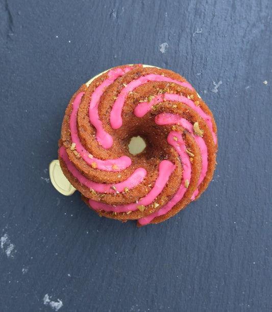 Rose Pistachio Bundt Cake (Vegan)